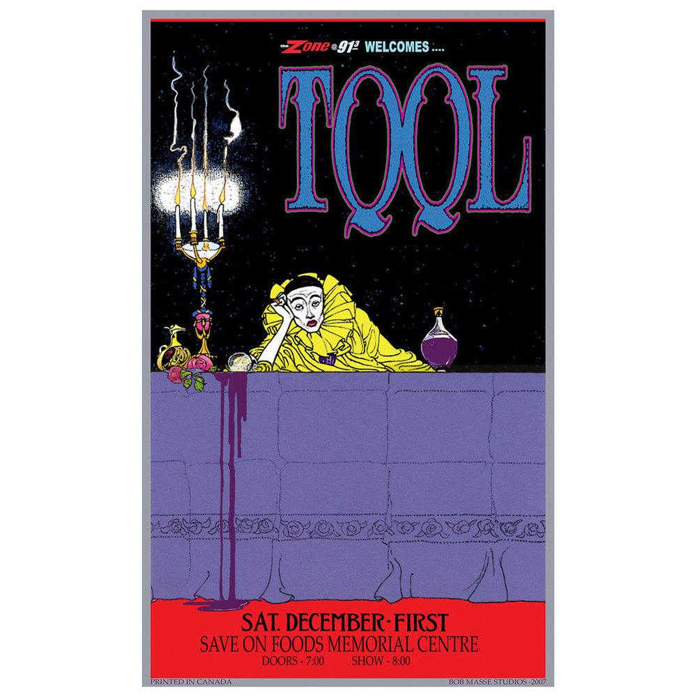 TOOL - (12月 来日 ) - Victoria Concert Poster / Bob Masse